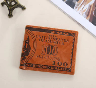 Leather Dollar Wallet Credit card and cash holder