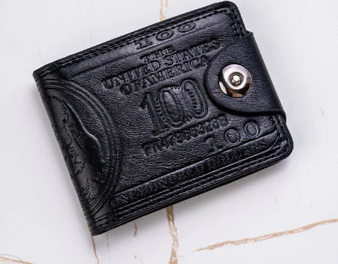 Leather Dollar Wallet Credit card and cash holder