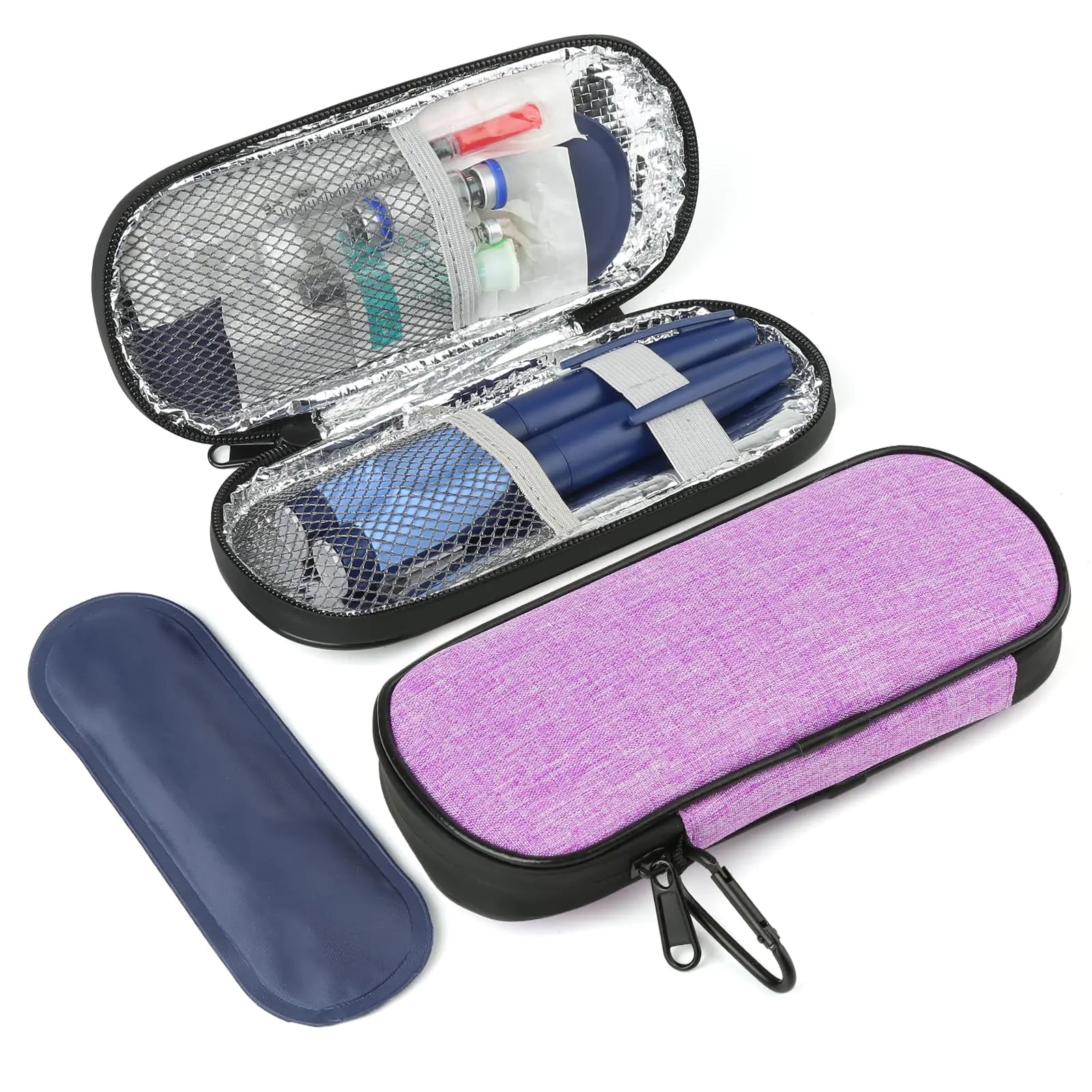 InsuCool Diabetes Travel Case with TSA Ice Packs