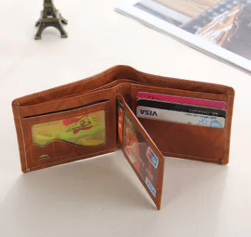 Leather Dollar Wallet Credit card and cash holder