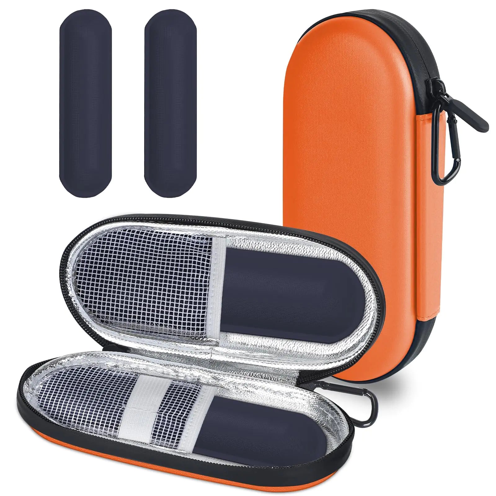 MOSLA Diabetic Insulin Travel Cooler with 2 Ice Packs
